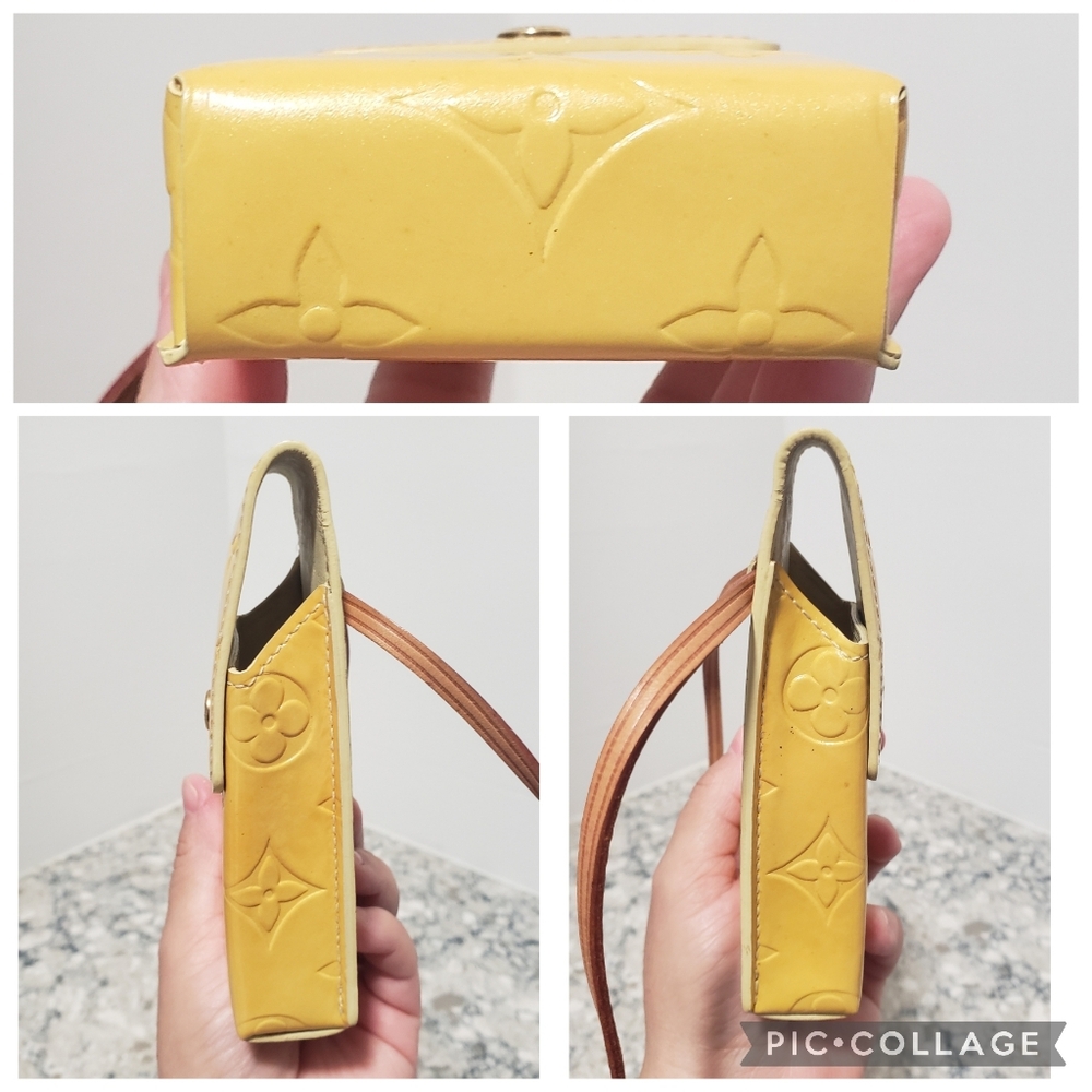 Louis Vuitton Monogram Vernis Butterscotch Cigarett Case Crossbody - Picture 2 of 11